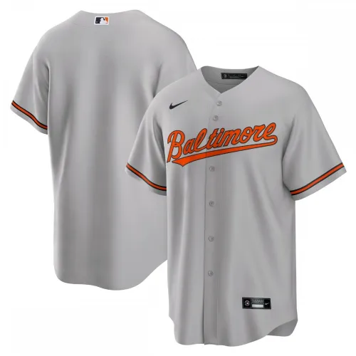 Baltimore Orioles Nike Road Replica Team Jersey - Grijs