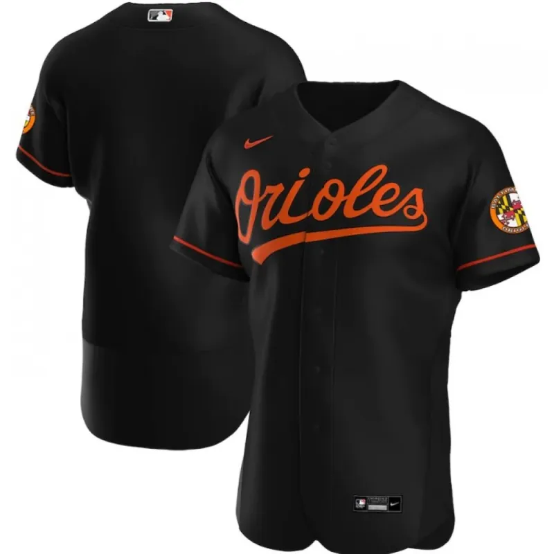Men’s Baltimore Orioles Nike Black Alternate Authentic Team Jersey