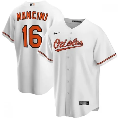 Hommes Baltimore Orioles Trey Mancini #16 Nike White Home 2020 Jersey