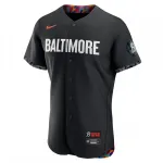 Cedric Mullins Baltimore Orioles Nike 2023 City Connect Authentic Player Jersey – Black