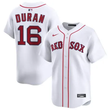 Maillot domicile édition limitée de Jarren Duran, Red Sox de Boston, Nike - Blanc