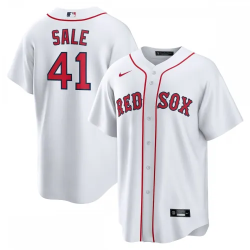 Chris Sale Boston Red Sox Nike Home Replica Player Name Jersey - Blanc