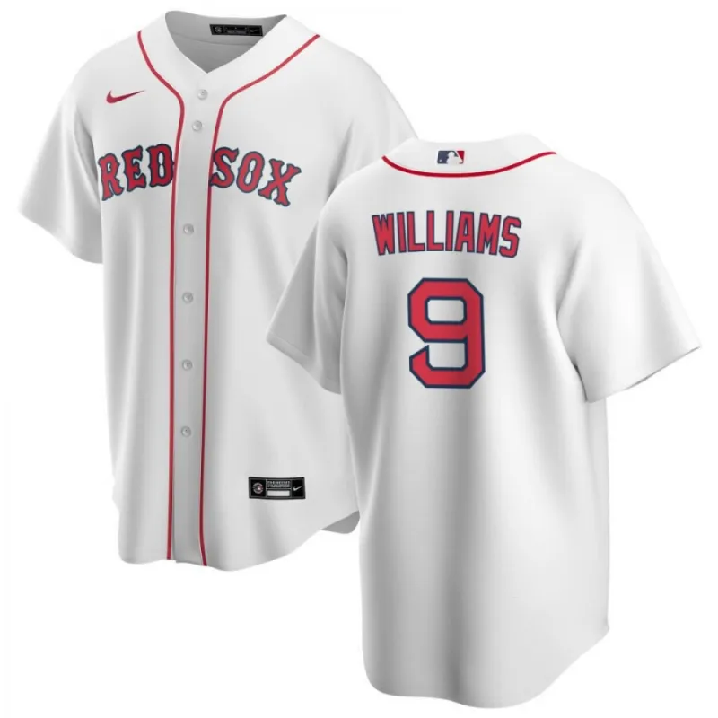 Men’s Boston Red Sox Ted Williams #9 Nike White Home 2020 Jersey