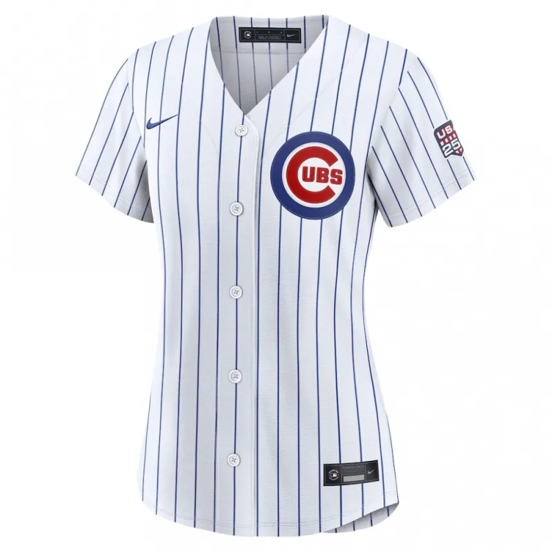 Pete Crow-Armstrong Chicago Cubs Nike Women’s USA 250 Fourth of July Home Stadium Jersey – White