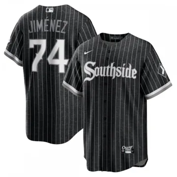 Eloy Jimenez Chicago White Sox Nike 2021 City Connect Maglia giocatore replica - Nero/Antracite