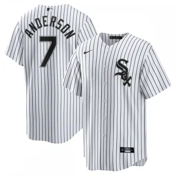 Tim Anderson Chicago White Sox Maglia giocatore replica Nike Home - Bianco/Nero