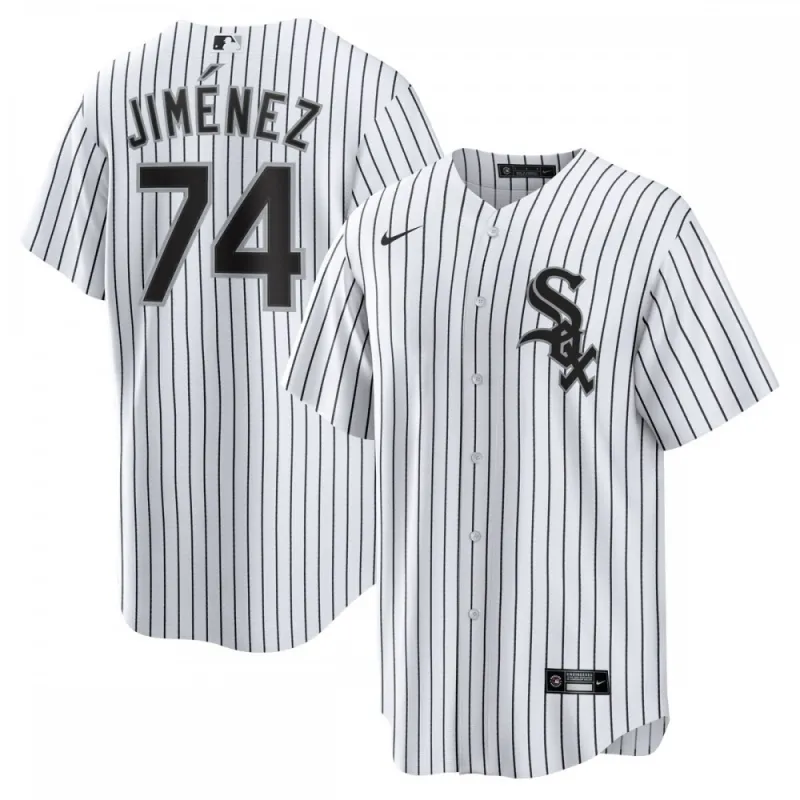 Eloy Jimenez Chicago White Sox Nike Home Replica Player Name Jersey – White