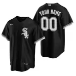 Camiseta personalizada Nike Black 2020 de los Chicago White Sox para hombre