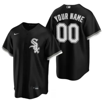 Maglia personalizzata Chicago White Sox Nike nero 2020 Uomo