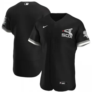Men's Chicago White Sox Nike Black Alternate Authentic Team Jersey