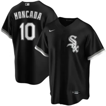 Maglia Uomo Chicago White Sox Yoán Moncada #10 Nike Nero Home 2020