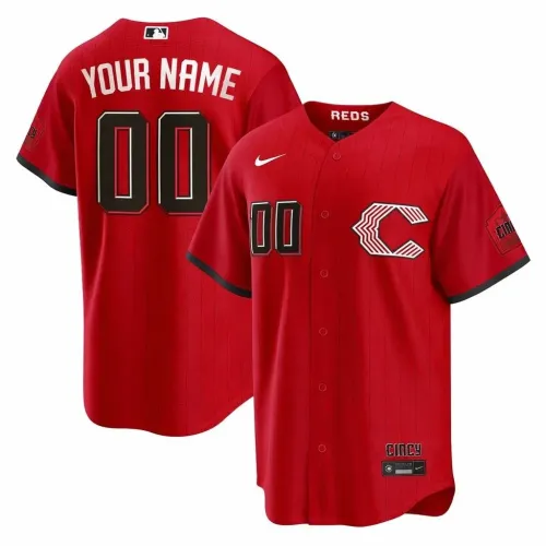 Cincinnati Reds Nike 2026 City Connect Stadium Custom Jersey - Red