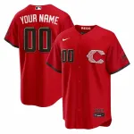 Cincinnati Reds Nike 2026 City Connect Stadium Custom Jersey - Red