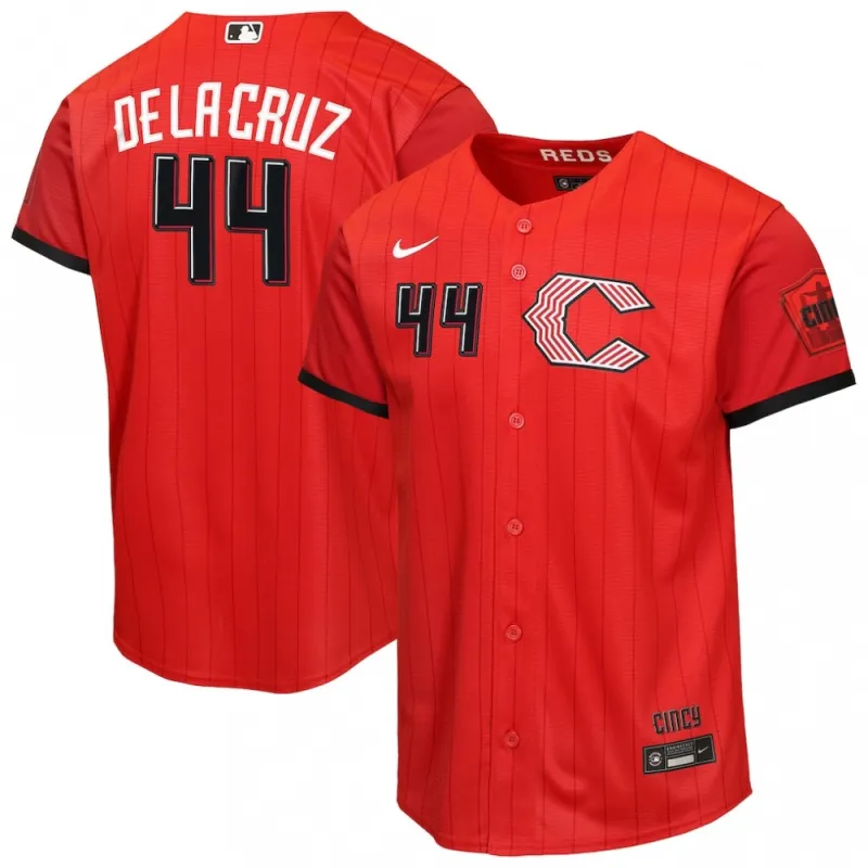 Elly De La Cruz Cincinnati Reds Nike Youth 2026 City Connect Stadium Jersey – Red