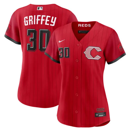 Ken Griffey Jr. Cincinnati Reds Nike Women's 2026 City Connect Stadium Jersey - Red