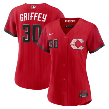 Ken Griffey Jr. Cincinnati Reds Nike Women's 2026 City Connect Stadium Jersey - Red