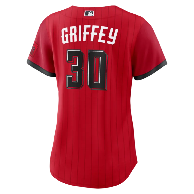 Ken Griffey Jr. Cincinnati Reds Nike Women’s 2026 City Connect Stadium Jersey – Red