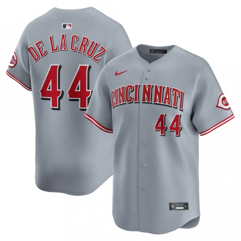 Elly De La Cruz Cincinnati Reds Nike Road Limited Player Jersey – Gray