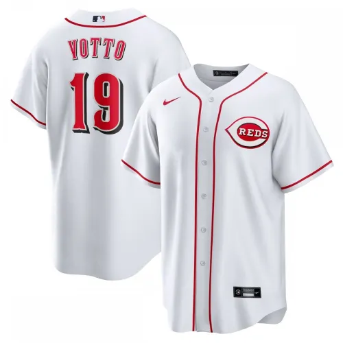 Joey Votto Cincinnati Reds Nike thuisreplica-shirt met spelersnaam - Wit