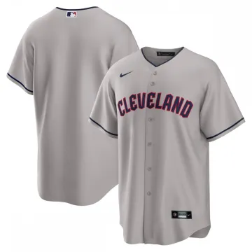 Cleveland Guardians Nike Road Replica Jersey - Grijs