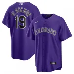 Charlie Blackmon Colorado Rockies Nike Alternate Replica Maglia Nome Giocatore - Viola