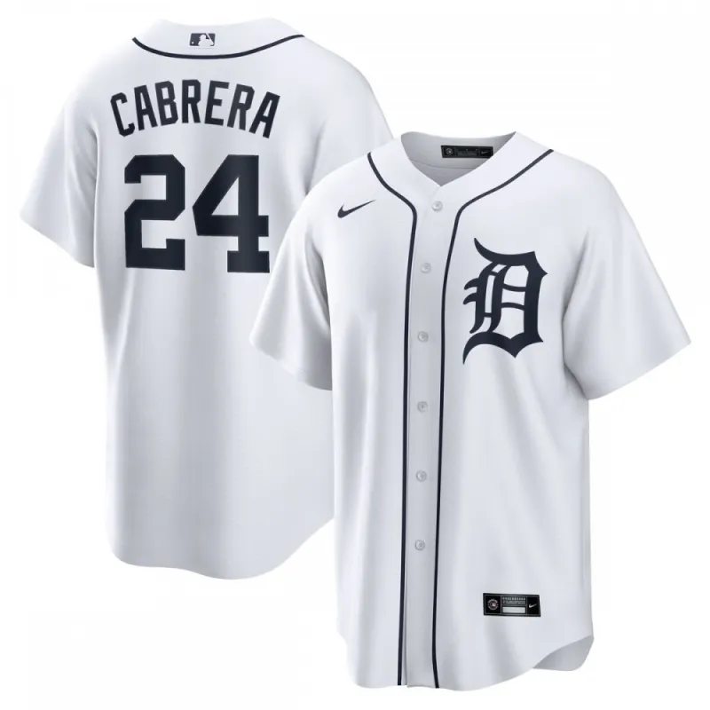 Miguel Cabrera Detroit Tigers Nike Home Replica Player Name Jersey – White