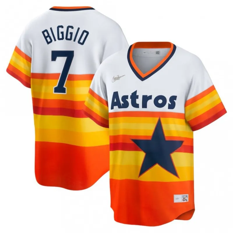 Craig Biggio Houston Astros Nike Cooperstown Collection Limited Player Jersey