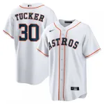Kyle Tucker Houston Astros Nike Home Official Replica Player Jersey – White