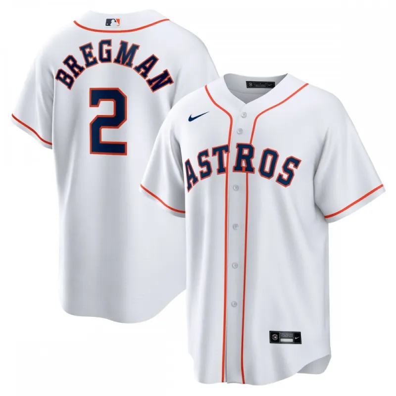 Alex Bregman Houston Astros Nike Home Replica Player Name Jersey – White