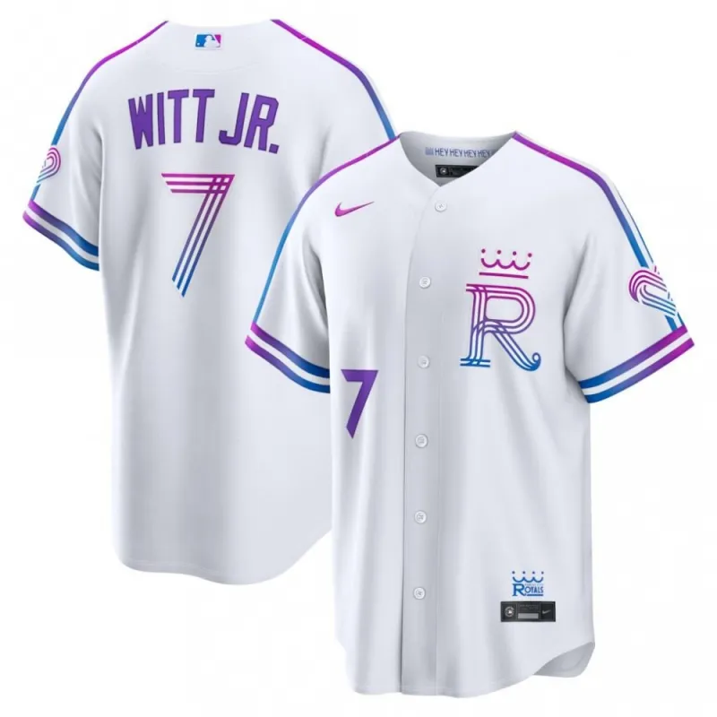 Bobby Witt Jr. Kansas City Royals Nike 2026 City Connect Stadium Jersey – White