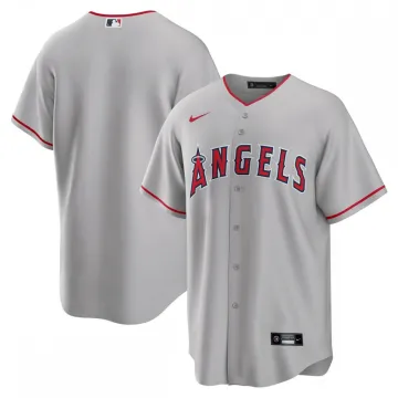 Los Angeles Angels Nike Road Replica Team Jersey - Cinzento