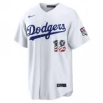Yoshinobu Yamamoto Los Angeles Dodgers Nike USA 250 Fourth of July Home Stadium Jersey – White