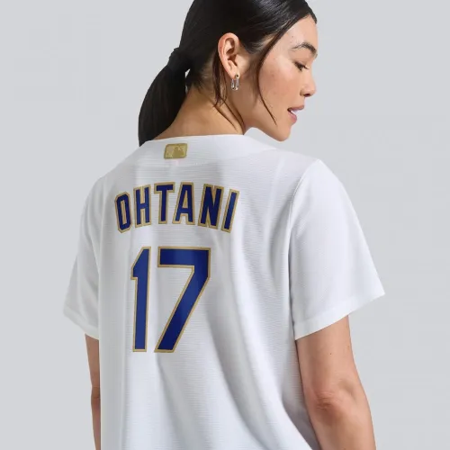 Shohei Ohtani Los Angeles Dodgers Nike Women’s 2026 Gold Collection Stadium Jersey – White