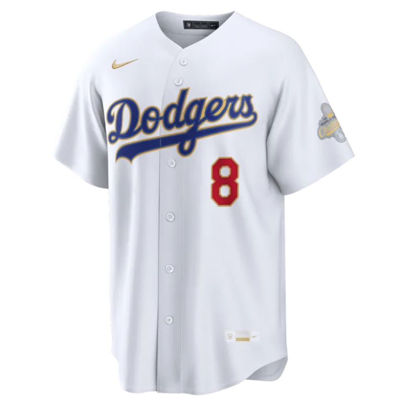 Enrique Hernández Los Angeles Dodgers Nike 2026 Gold Collection Stadium Jersey – White