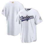 Los Angeles Dodgers Nike 2026 Gold Collection Stadium Jersey - White Los Angeles Dodgers Nike 2026 Gold Collection Stadium Jersey – White