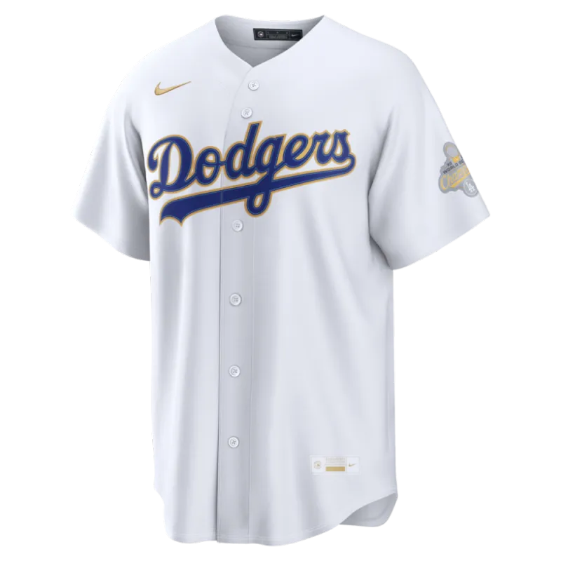 Los Angeles Dodgers Nike 2026 Gold Collection Stadium Jersey – White