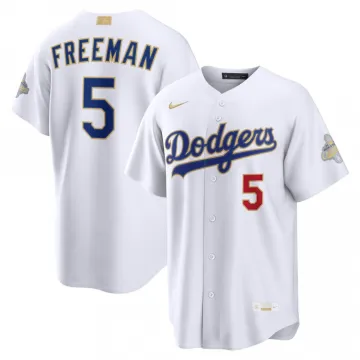 Freddie Freeman Los Angeles Dodgers Nike 2026 Gold Collection Stadium Jersey - White