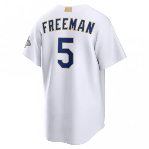 Freddie Freeman Los Angeles Dodgers Nike 2026 Gold Collection Stadium Jersey – White