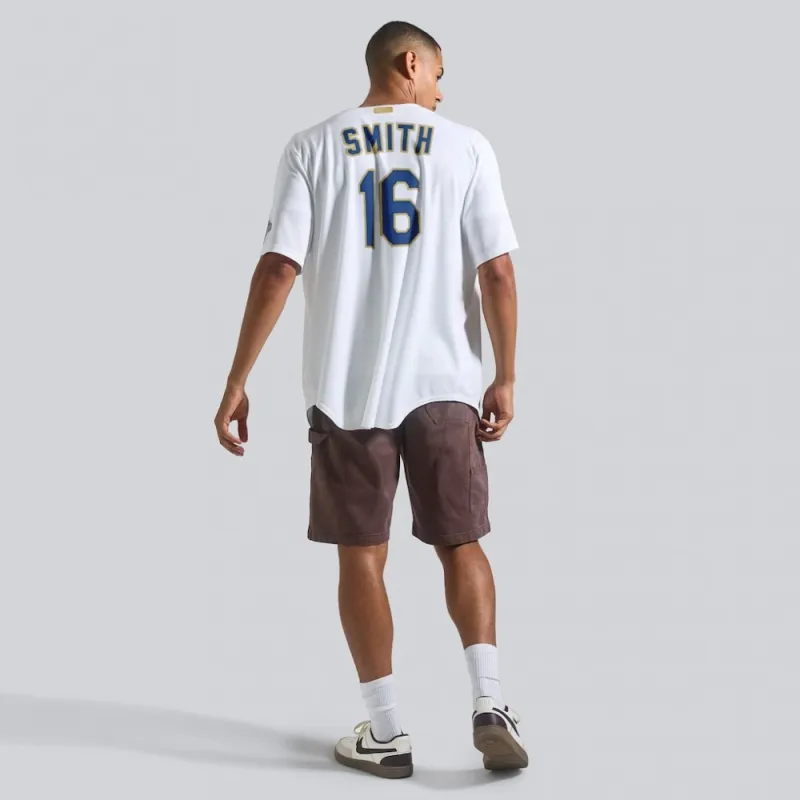 Will Smith Los Angeles Dodgers Nike 2026 Gold Collection Stadium Jersey – White
