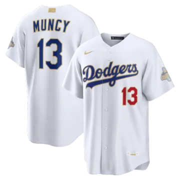 Max Muncy Los Angeles Dodgers Nike 2026 Gold Collection Stadium Jersey - White