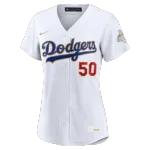 Mookie Betts Los Angeles Dodgers Nike Women’s 2026 Gold Collection Stadium Jersey – White