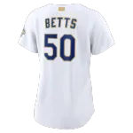 Mookie Betts Los Angeles Dodgers Nike Women’s 2026 Gold Collection Stadium Jersey – White