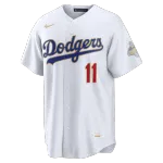 Roki Sasaki Los Angeles Dodgers Nike 2026 Gold Collection Stadium Jersey – White