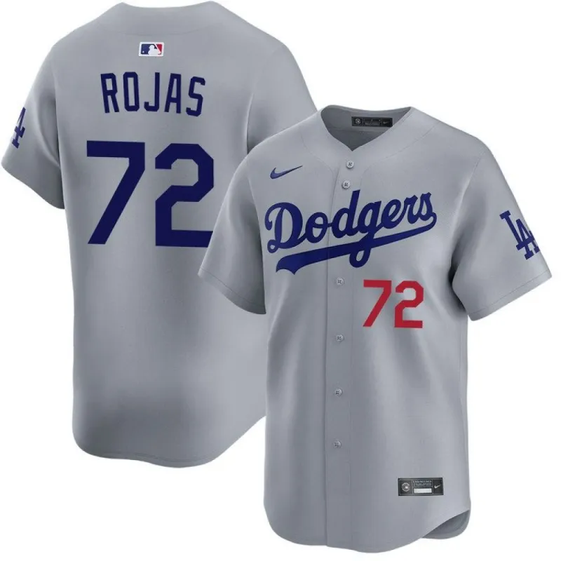 Miguel Rojas Los Angeles Dodgers Nike Alternate Limited Player Jersey – Gray