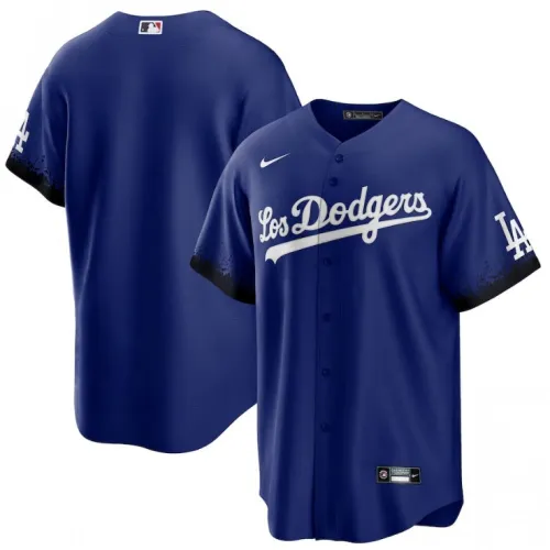 Nike Royal 2021 City Connect-shirt voor heren van de Los Angeles Dodgers
