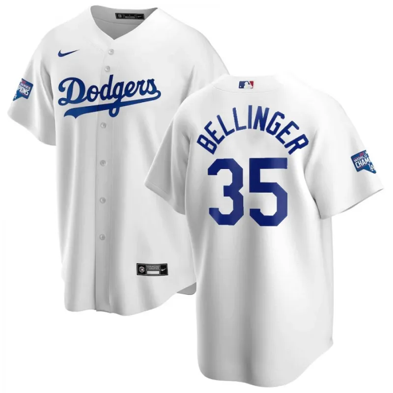 Men’s Los Angeles Dodgers Cody Bellinger #35 Nike White Alternate 2020 Jersey