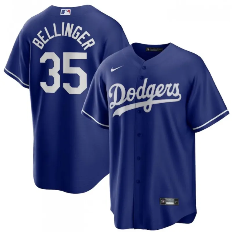 Men’s Los Angeles Dodgers Cody Bellinger #35 Nike Royal Alternate 2020 Jersey