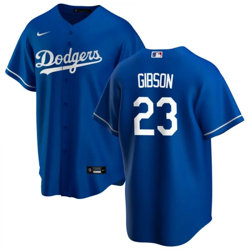 Men’s Los Angeles Dodgers Kirk Gibson #23 Nike Royal Alternate 2020 Jersey