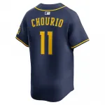 Jackson Chourio Milwaukee Brewers Nike Alternate 2 Limited Jersey – Navy