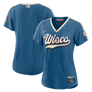 Milwaukee Brewers Nike Women's 2026 City Connect Stadium Jersey - Mineral Blue